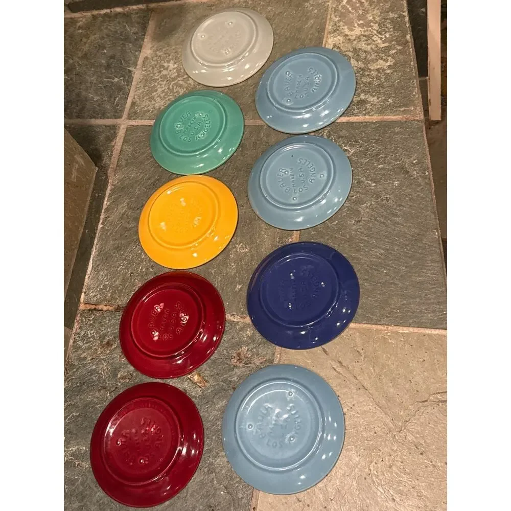 Vintage Bauer Pottery Ringware 6 inch Bread Butter Plates Choose Color Quantity